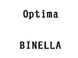 Optima BINELLA