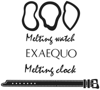Melting watch EXAEQUO Melting clock