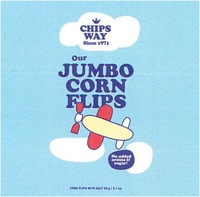 CHIPS WAY Since 1971 Our JUMBO CORN FLIPS