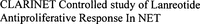 CLARINET Controlled study of Lanreotide Antiproliferative Response In NET
