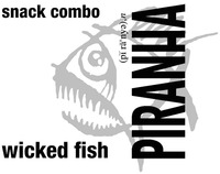 PIRANHA wicked fish snack combo