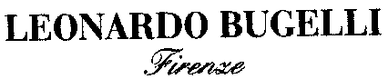 LEONARDO BUGELLI Firenze