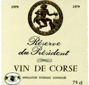 Réserve du Président - VIN DE CORSE