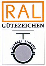 RAL GÜTEZEICHEN ROHRBEFESTIGUNG