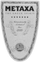 METAXA THE GREEK SPIRIT