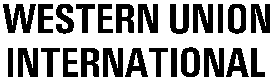 WESTERN UNION INTERNATIONAL