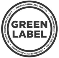 GREEN LABEL · GENUINE GREEN LABEL PRODUCT ·