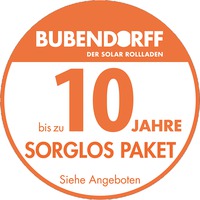 BUBENDORFF DER SOLAR ROLLLADEN bis zu 10 JAHRE SORGLOS PAKET Siehe Angeboten