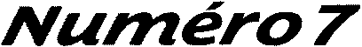 numéro 7