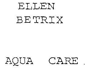 ELLEN BETRIX AQUA CARE