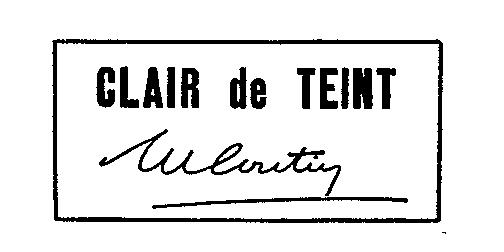 CLAIR de TEINT