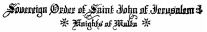 Sovereign Order of Saint John of Jerusalem Knights of Malta