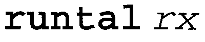 runtal rx