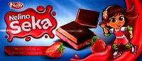 Nelly Nelino Seka Mlečna čokolada sa punjenjem ukusa jagode CHOCOLATE