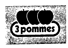 3 pommes
