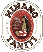 HINANO TAHITI AMBRÉE BRASSÉE PAR BRASSERIE DE TAHITI S.A. PAPEETE TAHITI