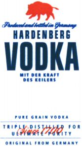 HARDENBERG VODKA MIT DER KRAFT DES KEILERS