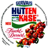 GERVAIS HÜTTEN KÄSE NEU Frucht Dessert
