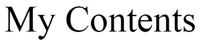 My Contents