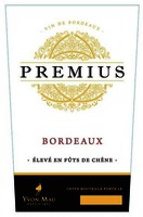 PREMIUS BORDEAUX ÉLEVÉS EN FÛTS DE CHÊNE YVON MAU DEPUIS 1897