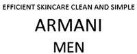 EFFICIENT SKINCARE CLEAN AND SIMPLE ARMANI MEN