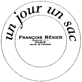 un jour un sac FRANÇOIS RÉNIER PARIS MADE IN FRANCE
