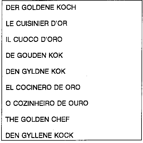 DER GOLDENE KOCH