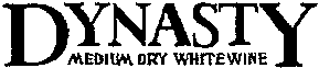 DYNASTY MEDIUM DRY WHITE WINE