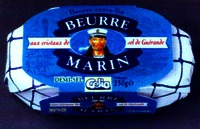 BEURRE MARIN aux cristaux de sel de Guérande DEMI-SEL Celia
