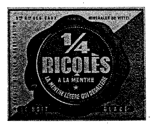 1/4 RICQLÈS A LA MENTHE