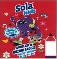 Sola kids JABOLKO & GOZDNI SADEŽI KALCIJ + VITAMINI B5, B6, B7, B12