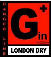 DANGER LINE GIN by Krauss LONDON DRY