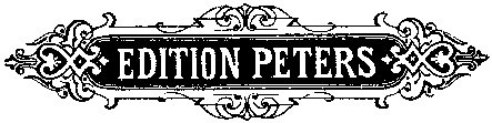 EDITION PETERS