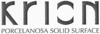 krion PORCELANOSA SOLID SURFACE