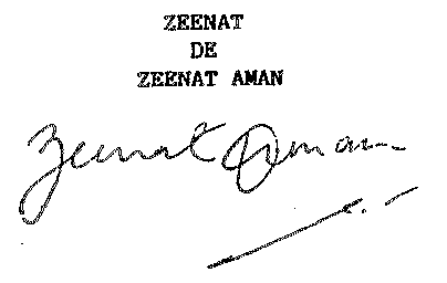 ZEENAT DE ZEENAT AMAN