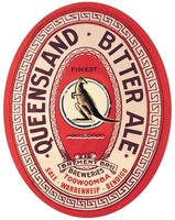 QUEENSLAND BITTER ALE FINEST BREHENY BROS BREWERIES ALE TOOWOOMBA SALE - WARRENHEIP - BENDIGO