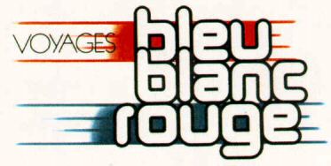 VOYAGES bleu blanc rouge