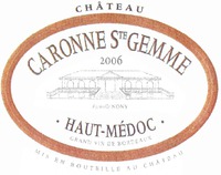 CHÂTEAU CARONNE STE GEMME HAUT-MÉDOC