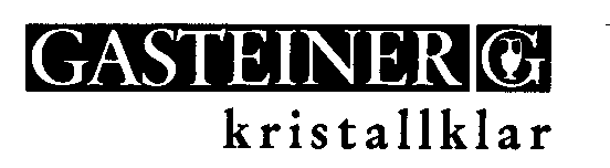 GASTEINER kristallklar