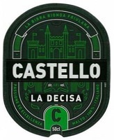 CASTELLO LA DECISA LA BIRRA BIONDA FRIULANA