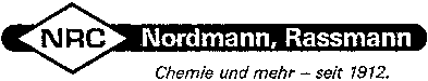 NRC Nordmann, Rassmann Chemie und mehr - seit 1912. - soit 1912.