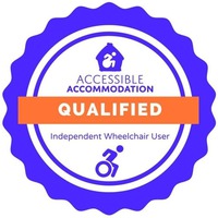 ACCESSIBLE ACCOMMODATION QUALIFIED Independent Wheelchair User