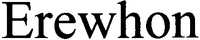 Erewhon