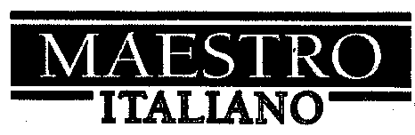 MAESTRO ITALIANO