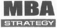 MBA STRATEGY
