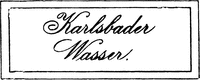Karlsbader Wasser