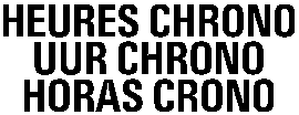 HEURES CHRONO UUR CHRONO HORAS CRONO