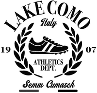 LAKE COMO Italy 1907 ATHLETICS DEPT. Semm Cumasch