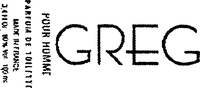 GREG POUR HOMME PARFUM DE TOILETTE