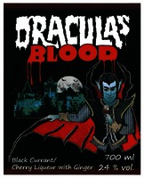 DRACULAs BLOOD Black Currant / Cherry Liqueur with Ginger 24% vol. 700ml
